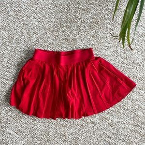 Aritzia TNA Red Tennis Skirt